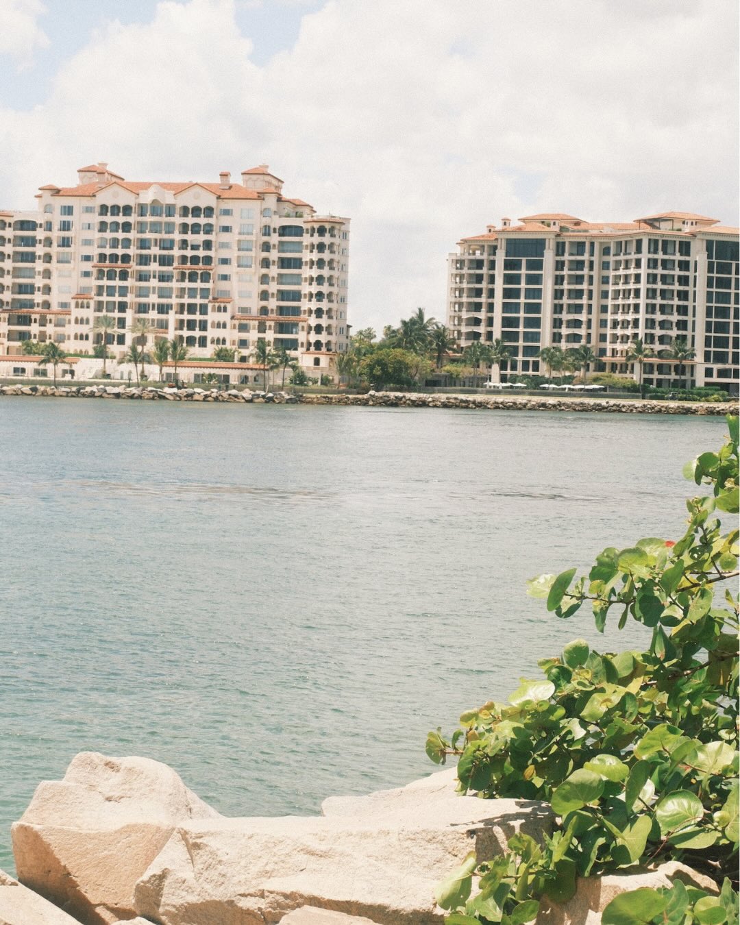 Waterfront and architecture in Miami